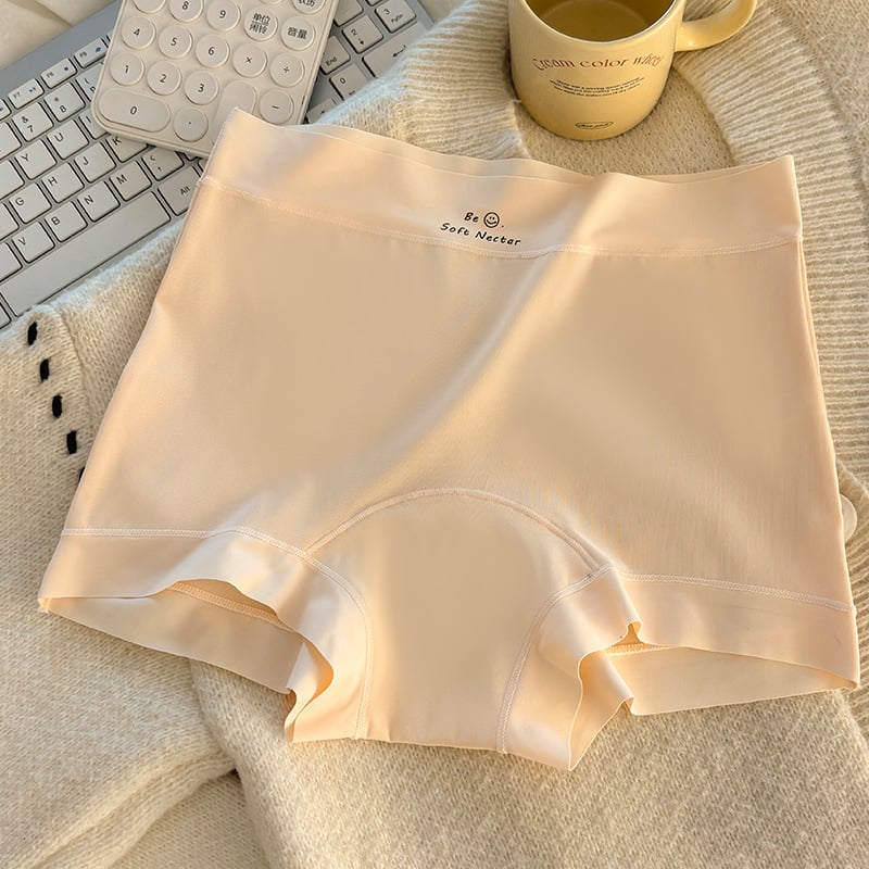 Lenjerie intimă pentru femei Ice Silk, boxer briefs, talie medie, nailon 90–95%, căptușeală în zona crosei 100% bumbac, antibacterian, respirabil