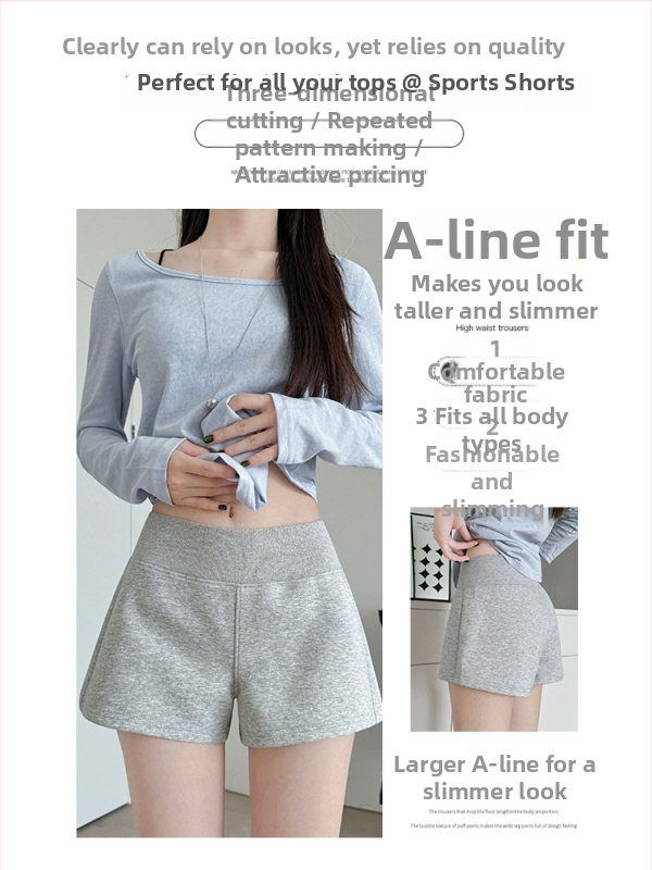 Moteriškos laisvalaikio kelnės su žemu juosmeniu ir plačia siluete, Capri ilgis, poliesterio/medvilnės mišinys, lengvas tempimas