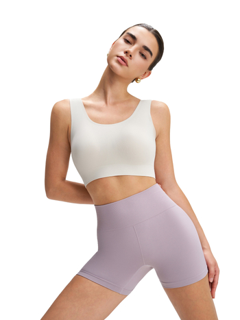 Naiste kõrge vöökohaga jooga lühikesed šortsid, tuharate tõstmine, kiirelt kuivav nailon, 3/4 pikkus, õmblusteta