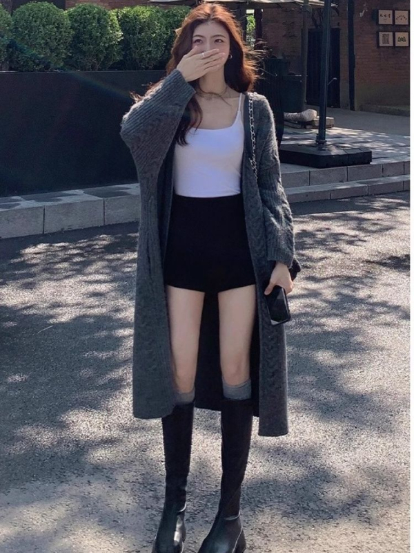 Женски къси панталони с висока талия, вискоза, микроеластичност, есен 2025, корейски стил