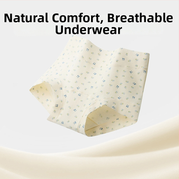 Naistele mõeldud puuvillased bokserid, keskmise kõrgusega talje, antibakteriaalsed, hingavad, 100% puuvillane õmblusaluse piirkonna vooder