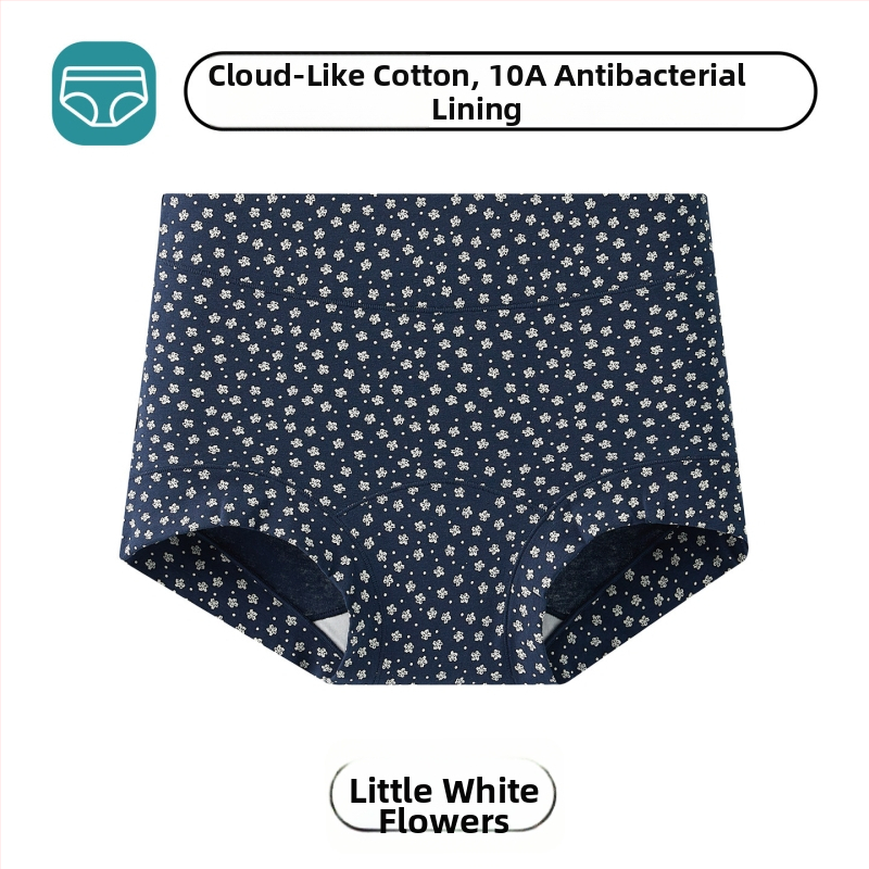 Naistele mõeldud puuvillased bokserid, keskmise kõrgusega talje, antibakteriaalsed, hingavad, 100% puuvillane õmblusaluse piirkonna vooder