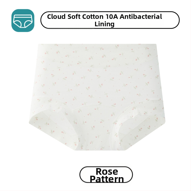 Naistele mõeldud puuvillased bokserid, keskmise kõrgusega talje, antibakteriaalsed, hingavad, 100% puuvillane õmblusaluse piirkonna vooder