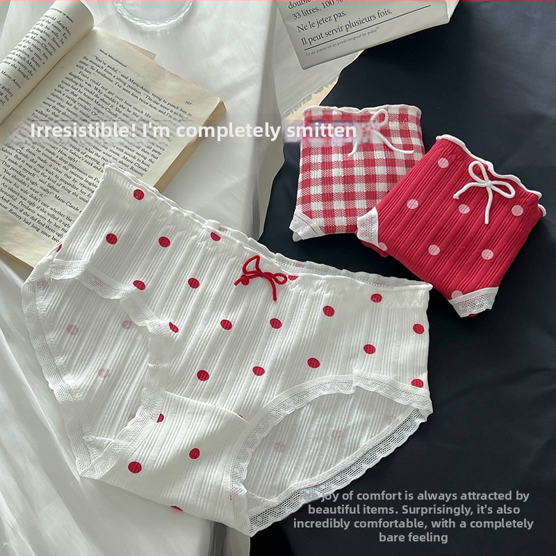 Moteriškos medvilninės kelnaitės su vidutinio aukščio juosmeniu, kvėpuojančios, su medvilnine įdaila