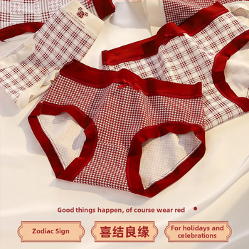 Moteriški medvilniniai apatiniai su antibakterine apsauga, kvėpuojantys, vidurio juosmens, 90–95% medvilnė