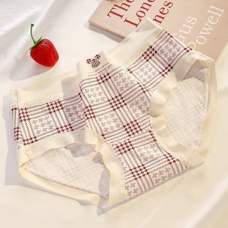 Moteriški medvilniniai apatiniai su antibakterine apsauga, kvėpuojantys, vidurio juosmens, 90–95% medvilnė