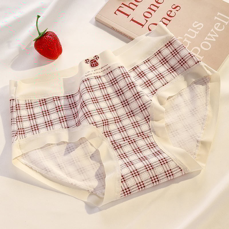 Moteriški medvilniniai apatiniai su antibakterine apsauga, kvėpuojantys, vidurio juosmens, 90–95% medvilnė