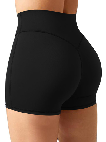Σορτς Γιόγκα - Ανύψωση γλουτών, Υψηλή Μέση, Χωρίς Ραφές, 82% Πολυεστέρας, 18% Ελαστάνη, Χειμώνας 2025