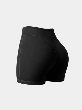 Σορτς Γιόγκα - Ανύψωση γλουτών, Υψηλή Μέση, Χωρίς Ραφές, 82% Πολυεστέρας, 18% Ελαστάνη, Χειμώνας 2025