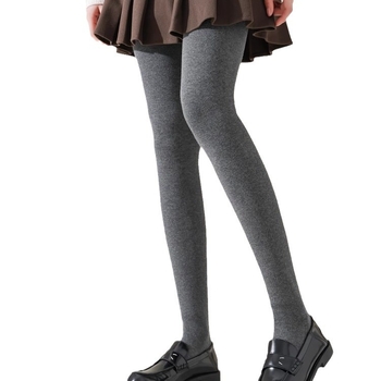 Japán stílusú fleece-béléssel ellátott vastag harisnyanadrág pamutból, függőleges csíkokkal, ősz-télre