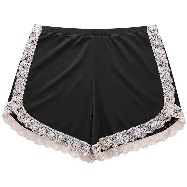 Colanți de siguranță pentru femei, din țesătură Milk Silk, talie medie, uscare rapidă, anti-transparență, căptușeală din fibre de cărbune de bambus