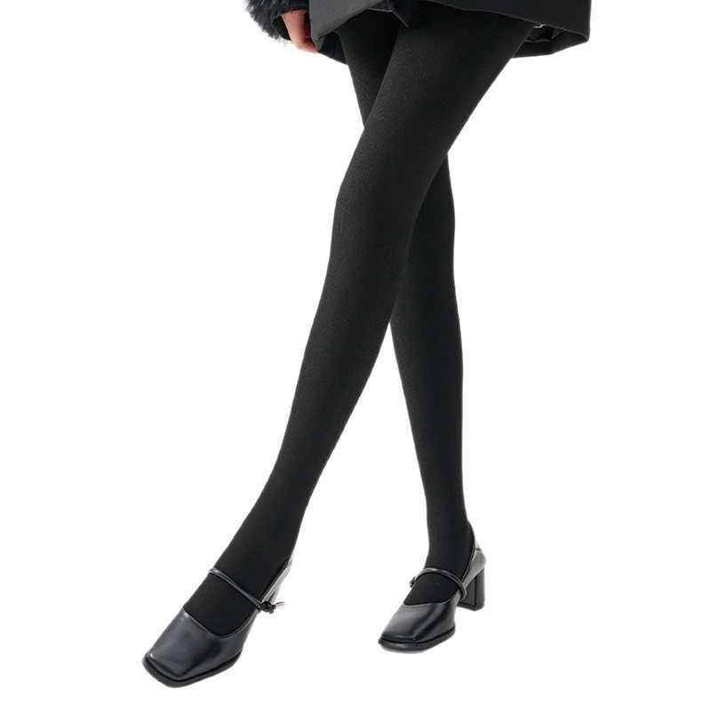 Harisnyanadrág egyszínű, közepes vastagságú, akril rostból, lábformázás és melegítés