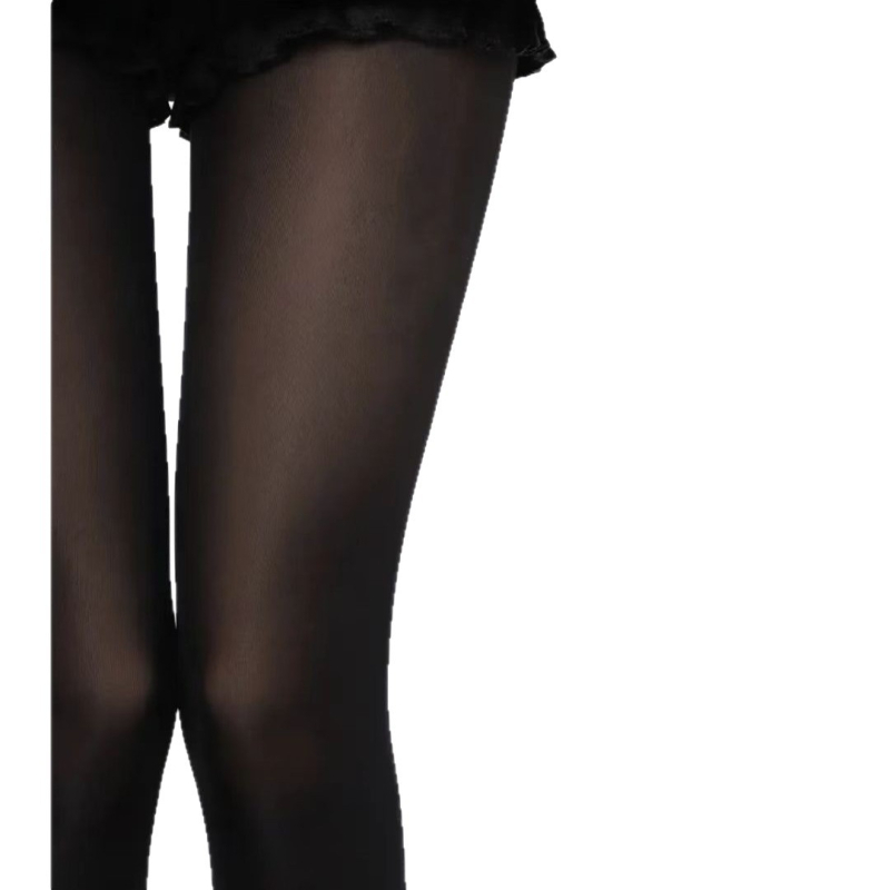 Velúr harisnya nőknek – lábformázó, légáteresztő, vékony anyag, 90–95% poliészter