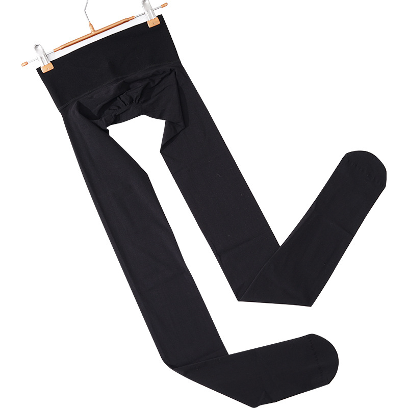 Női bársony harisnya nylonból, fenékemelés és formázás, anti-súrlódás, egyszínű, vékony