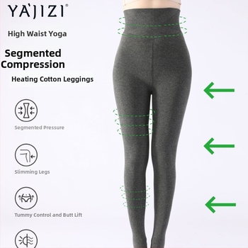 Aukštos liemenės medvilniniai viengubi leginsai su fliso pamušalu, vienos spalvos, su sėdmenų kilnojimo efektu, trinties atsparus, storas, japonų stilius