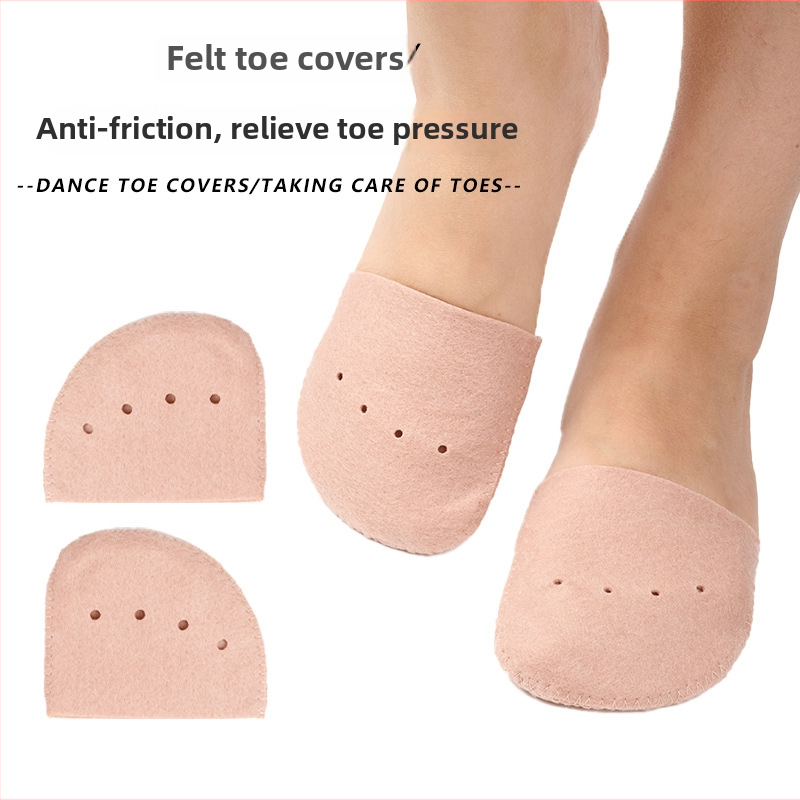 Filcist varbakaitsed balleti jalanõude jaoks – pehme esikäpa padi; materjal: feltt; mudel: felt varbakaitsed; stiil: pointe katmised; sobivad jalanõud: jooksujalatsid, igapäevased jalanõud, soojad jalanõud