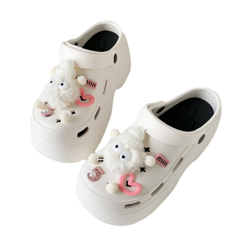 Jibbitz kolmemõõtmeline plüüš jalatsiklips – dekoratsioon sandaalidele, sussidele ja teistele jalanõudele – DIY Hole Shoes tarvikud Hengge Meiilt, sobib kõigile aastaaegadele