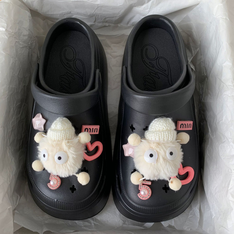 Jibbitz kolmemõõtmeline plüüš jalatsiklips – dekoratsioon sandaalidele, sussidele ja teistele jalanõudele – DIY Hole Shoes tarvikud Hengge Meiilt, sobib kõigile aastaaegadele