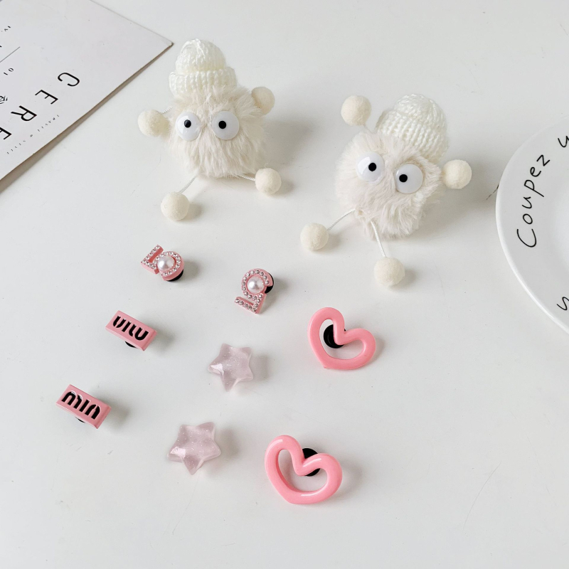 Jibbitz kolmemõõtmeline plüüš jalatsiklips – dekoratsioon sandaalidele, sussidele ja teistele jalanõudele – DIY Hole Shoes tarvikud Hengge Meiilt, sobib kõigile aastaaegadele