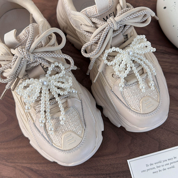 Jalatsite aksessuaar pärli ja paelaga – Mudel 26022, naiste aksessuar Mishang Premium Products, kõikide hooaegade jaoks