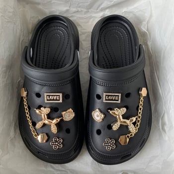 DIY jalatsivõre aksessuaarid – sobivad sandaalidele ja sussidele, metalli retro stiiliga eraldatav dekoratiivne lisand jalatsitele, Hengge Mei