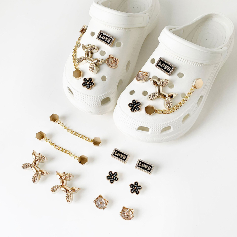 DIY jalatsivõre aksessuaarid – sobivad sandaalidele ja sussidele, metalli retro stiiliga eraldatav dekoratiivne lisand jalatsitele, Hengge Mei