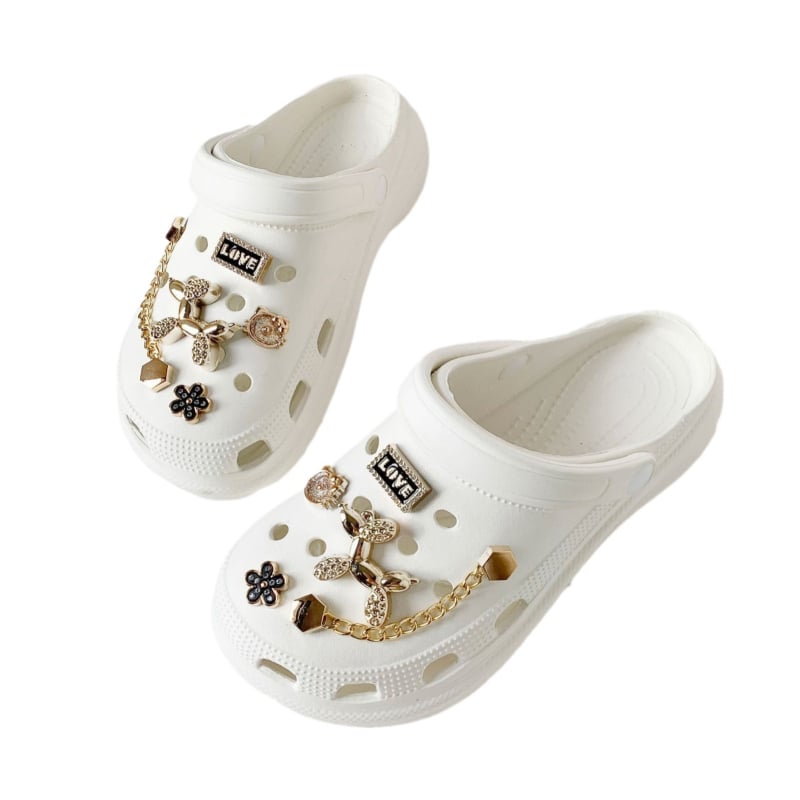 DIY jalatsivõre aksessuaarid – sobivad sandaalidele ja sussidele, metalli retro stiiliga eraldatav dekoratiivne lisand jalatsitele, Hengge Mei