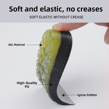 SC99 Silikoonist kõrgust tõstev sisetald, sobib botastele ja tossudele, sisemine poolpad