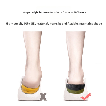 SC99 Silikoonist kõrgust tõstev sisetald, sobib botastele ja tossudele, sisemine poolpad