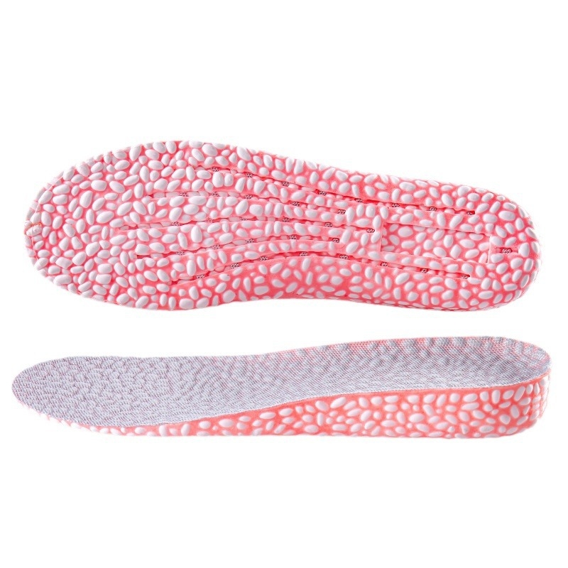 PU spordijalatsite sisetald popcornigranulitega löögisummutusega, tõstetud kaare toega, hingav ja niiskust imav