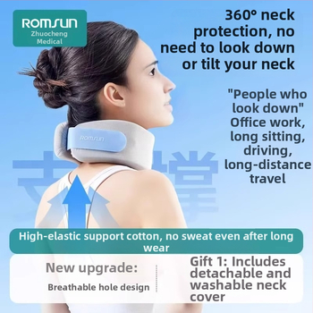 Kaklo dirželis namų naudojimui su trakcija, kaklo slankstelių parama, kaklo apsauga (Prekės ženklas: Zhuo chen, Modelis: neck brace)