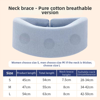 Kaklo dirželis namų naudojimui su trakcija, kaklo slankstelių parama, kaklo apsauga (Prekės ženklas: Zhuo chen, Modelis: neck brace)