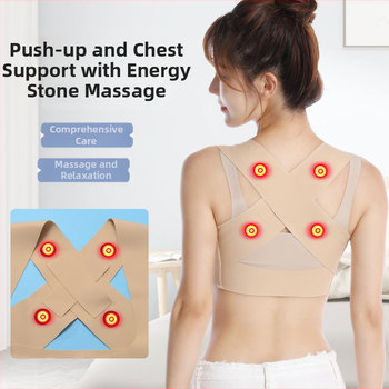 Laikysenos korektorius su magnetine liemene, modelis Lb-86, kvėpuojantis, elastinė kompresija, reguliuojama ir dinamiška nugaros parama