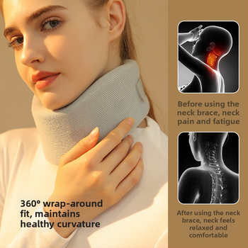 Golovejoy Kaklo apsaugos rankovė, viskozės audinys, modelis DWJ52, kaklui, sveikatos priežiūra ir masažas