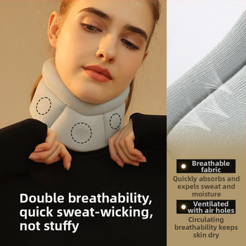 Golovejoy Kaklo apsaugos rankovė, viskozės audinys, modelis DWJ52, kaklui, sveikatos priežiūra ir masažas