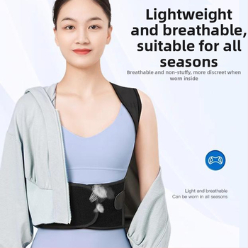 Unisex nugaros laikysenos korektorius diržas suaugusiems, modelis XM1.0923.015, sudėtiniai audiniai, nugaros atrama, 7 dienų garantija