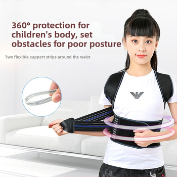 Companion Suaugusiųjų atverto pečių laikysenos korektorius su nugaros atrama, kvėpuojantis, modelis 0551, 2020