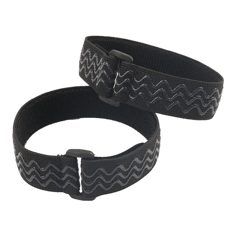 Kojinės virš kelių bateliai su priešslidžiojančiomis juostomis ir Velcro užsegimu, ilgo juostos stilius, raištelių ilgis 43 cm