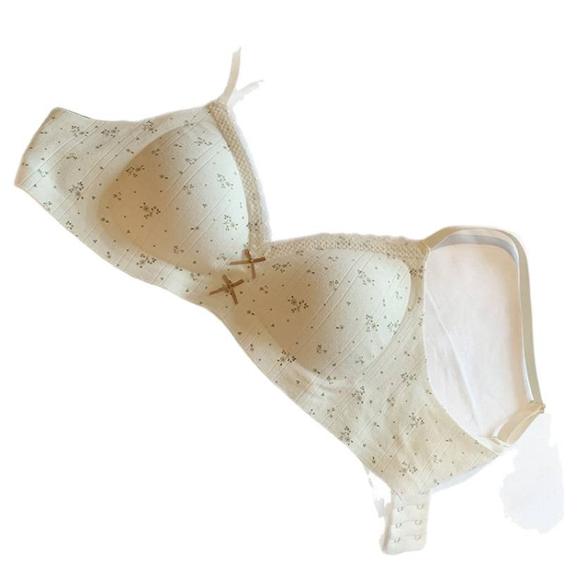 Nailoninė liemenėlė be vielos, 3/4 puodelio, putplasčio formos kaušelis, nėrinių kraštas, kvėpuojanti, surinkimo efektas, fiksuoti peties dirželiai, užpakalinė trijų eilių užraktas