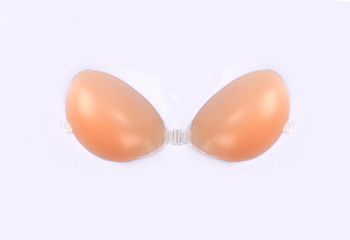 Sutien fără bretele, invizibil, cu căptușeală din silicon, cupă 3/4, cupe modelate cu partea superioară subțire și partea inferioară mai groasă, închidere frontală, pentru rochie de mireasă