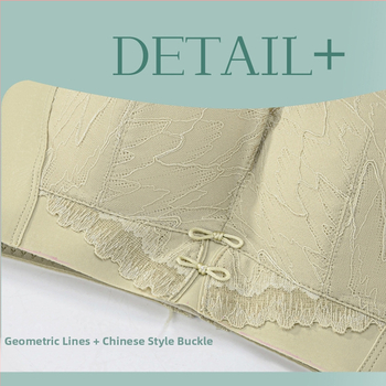 Be šoninių kaulų nėrinių liemenėlė formavimui ir pakėlimui, kvėpuojanti, 3/4 kaušelis, formuoti kaušeliai, užpakalinė sagtis su keturiais kabliukais, fiksuotos dvigubos petnešos; pagrindinis audinys: nėriniai/nylon; įdaila modal 80–90%