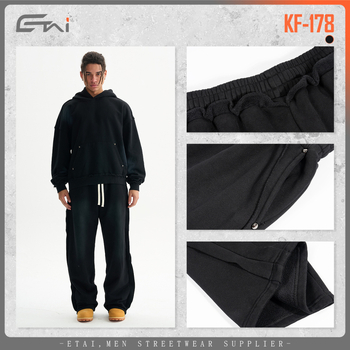 Pantaloni casual bărbați, stil retro, croială dreaptă, talie medie, închidere cu șiret