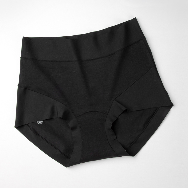 Moteriškos medvilninės kelnaitės su aukštu juosmeniu — kvėpuojančios, pilvo formavimas, antibakterinės, pagrindinis audinys 95–100% medvilnė, tarpklos pamušalas 100% medvilnė