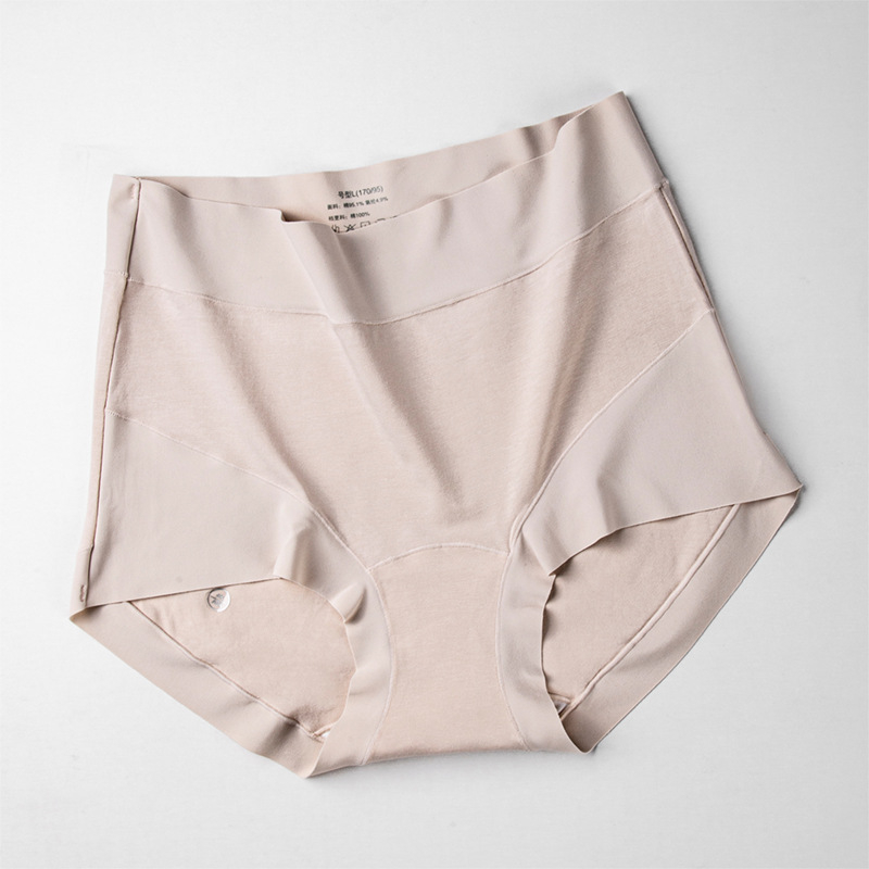 Moteriškos medvilninės kelnaitės su aukštu juosmeniu — kvėpuojančios, pilvo formavimas, antibakterinės, pagrindinis audinys 95–100% medvilnė, tarpklos pamušalas 100% medvilnė