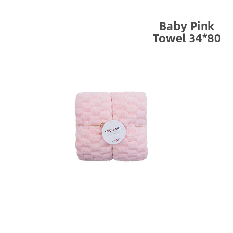 Veido rankšluostis iš koralo fliso, džakardo 150D, svoris 80–100 g