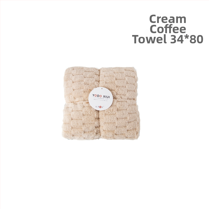 Veido rankšluostis iš koralo fliso, džakardo 150D, svoris 80–100 g