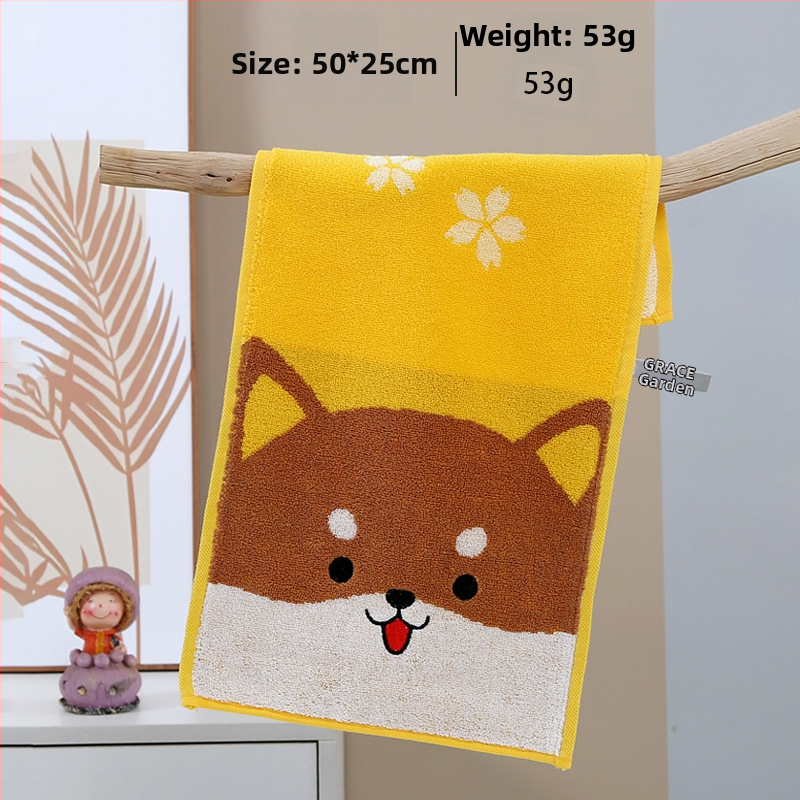 Grace Vaikų veido ir vonios rankšluostis, 100% medvilnė, džakardo/vienodo pynimo audinys, 32s siūlai, 50–80 g