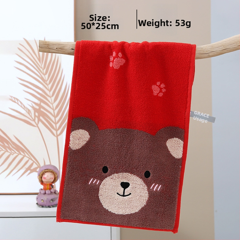 Grace Vaikų veido ir vonios rankšluostis, 100% medvilnė, džakardo/vienodo pynimo audinys, 32s siūlai, 50–80 g