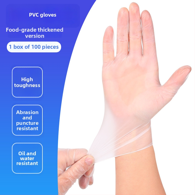 Ühekordsed nitrili kindad, standardne paksus, libisemiskindel pind, kulumisvastased, 1000 tk karbis.