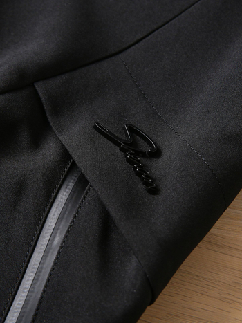 Ανδρικό Trench Coat με κουκούλα μεσαίου μήκους, στάσιμος γιακά, φερμουάρ, τσέπες με φερμουάρ, πολυεστεράς, φθινόπωρο